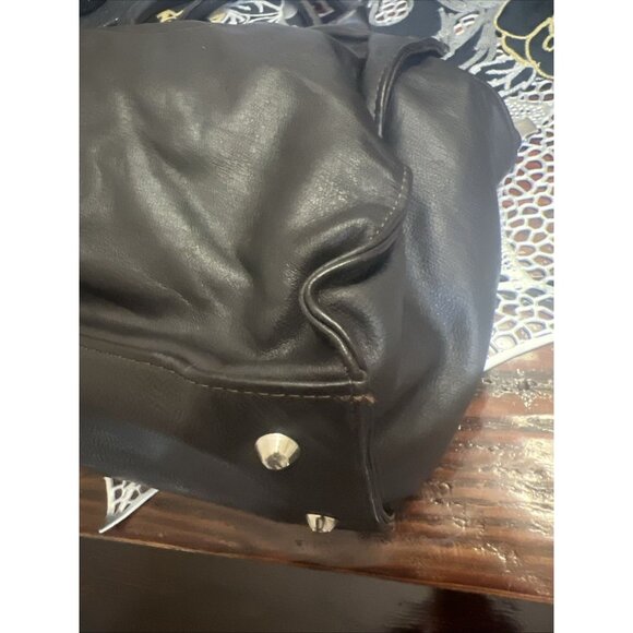 Rebels Firenze Black Italian Leather Handbag Shoulder Bag Purse - Picture 6 of 16